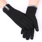 Elise | Stijlvolle & warme handschoenen in de kleur Zwart A voor dames in Lounge stijl ideaal voor de herfst.