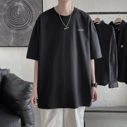 Emil | Zomerse casual T-shirt in de kleur Zwart voor heren in stijl ideaal voor de lente.