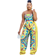 Emma | Hemd en rechte broek set in de kleur Blauw voor dames in Smart-casual stijl ideaal voor de zomer.