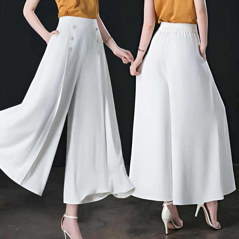 Emmely | Slanke lange rok in de kleur Wit voor dames in stijl ideaal voor de lente.