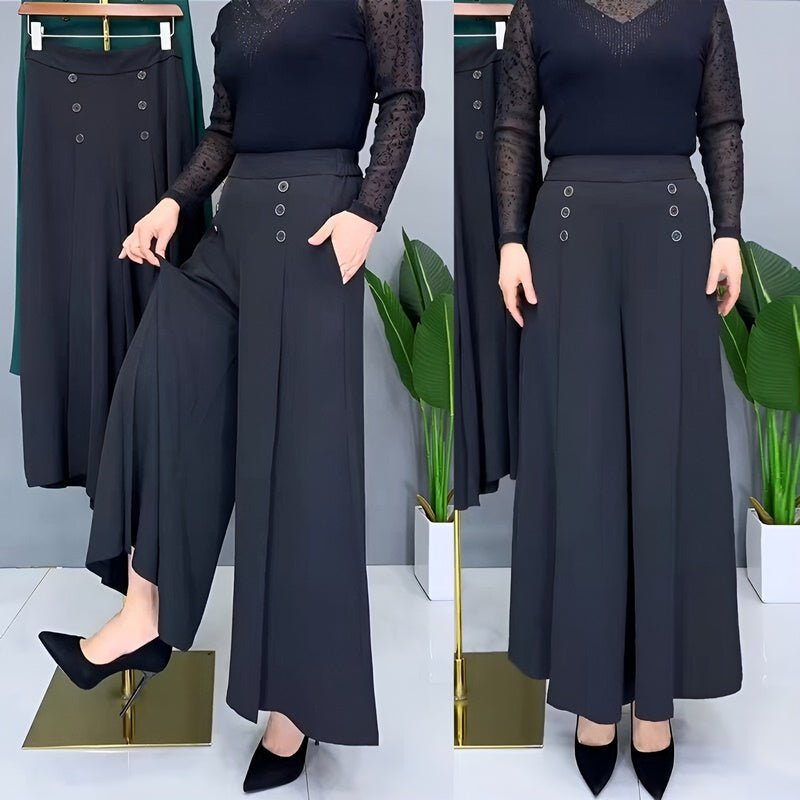 Emmely | Slanke lange rok in de kleur Zwart voor dames in stijl ideaal voor de lente.