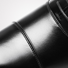 Erik | Klassieke leren schoenen in de kleur Zwart voor heren in Heritage stijl geschikt voor alle seizoenen.