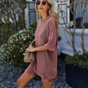 Eva | Casual 2-delige set in de kleur Blauw voor dames in stijl ideaal voor de zomer.