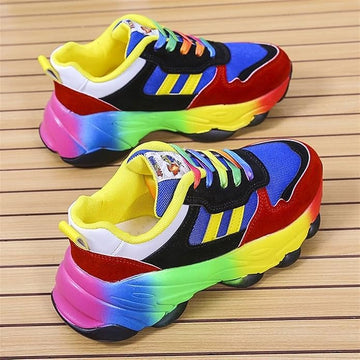 Eva| Komfortowe wielokolorowe sneakersy