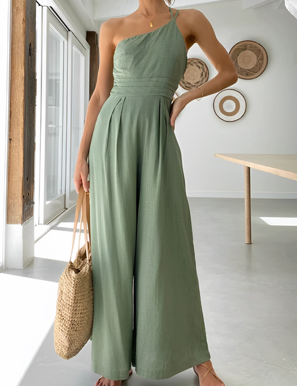 Stijlvolle Dames Jumpsuit - Tijdloze Elegantie en Moderne Twist