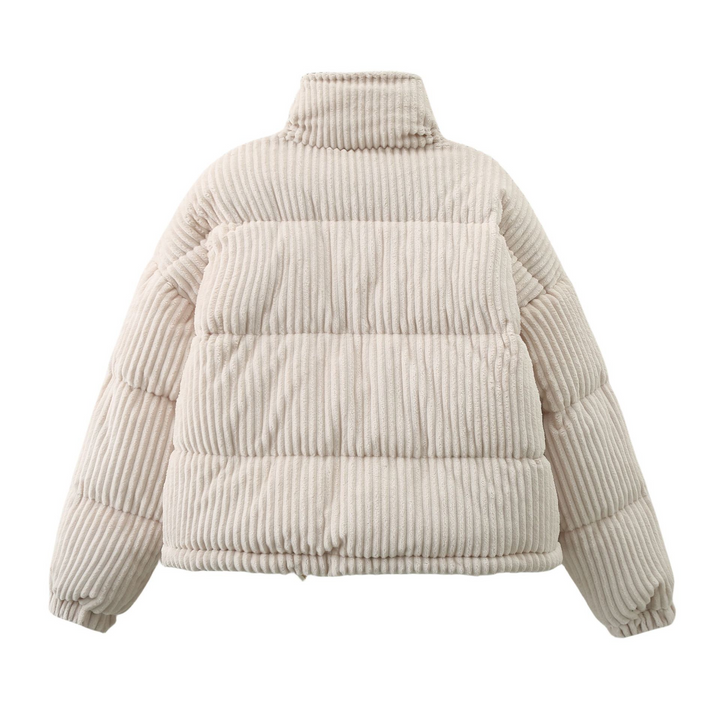 Eva | Winter bomberjack in de kleur Groen voor dames in Streetwear stijl ideaal voor de winter