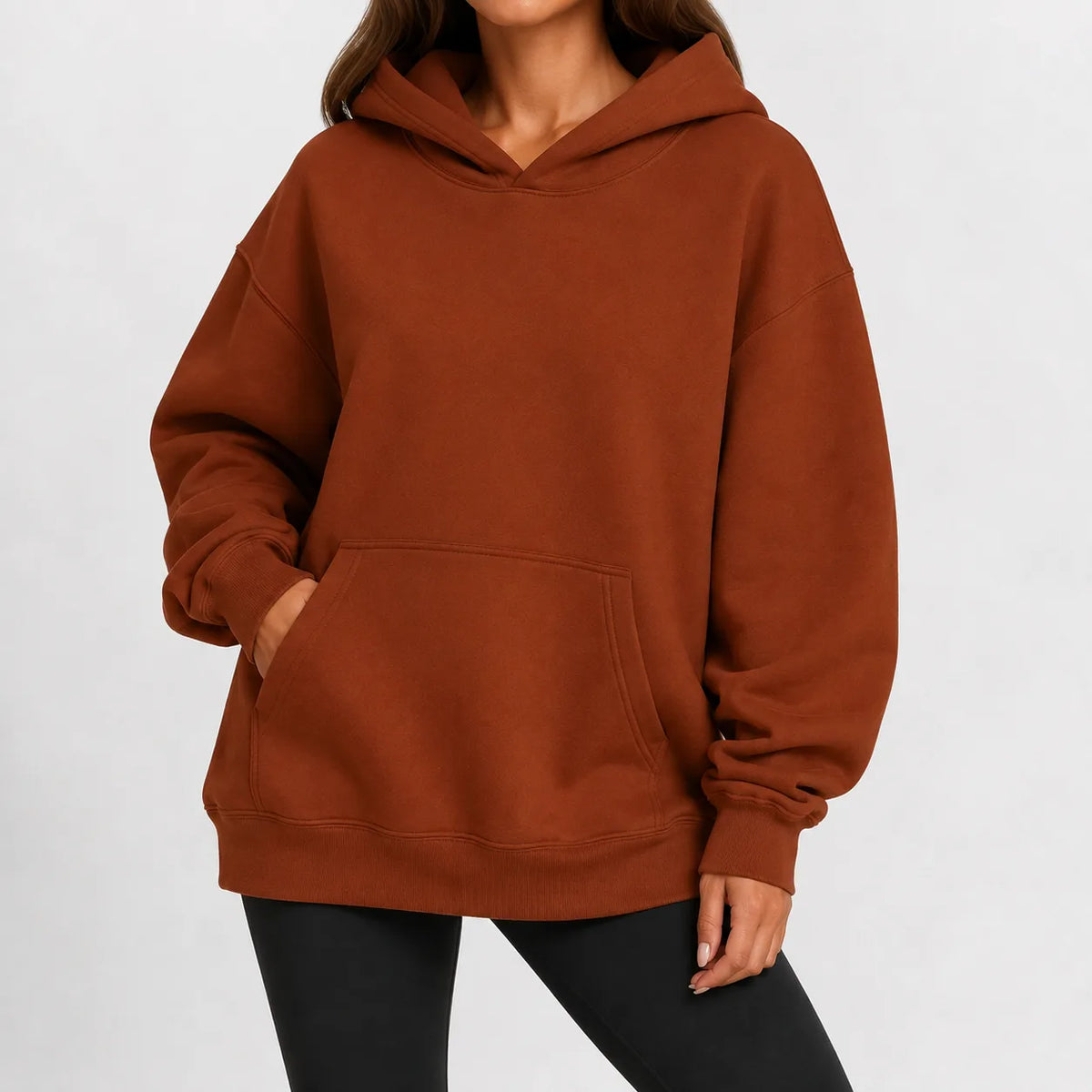 Oversized hoodie met capuchon