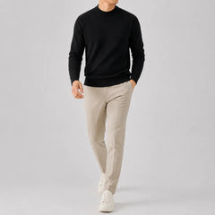 Trui met crew neckline en lange mouwen