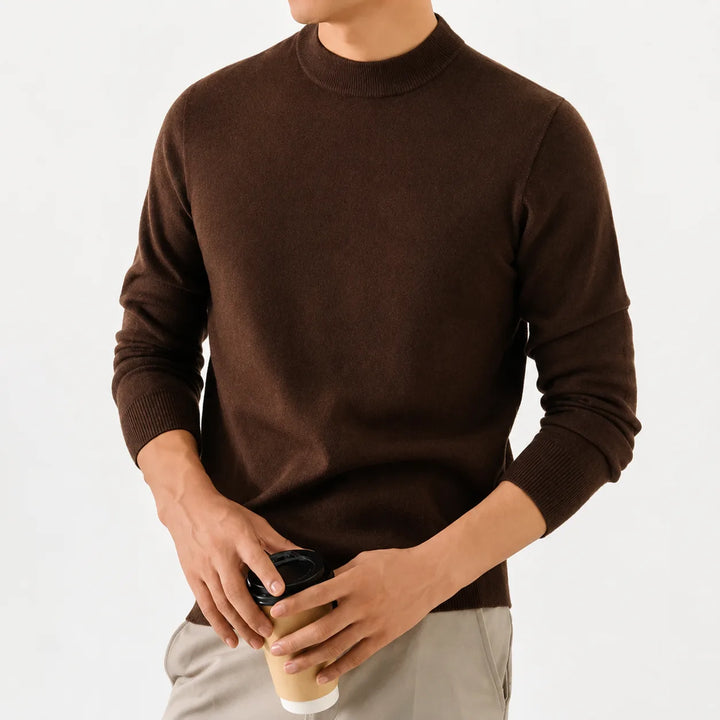Trui met crew neckline en lange mouwen