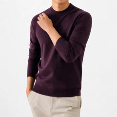 Trui met crew neckline en lange mouwen