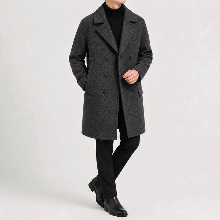 Trenchcoat met double-breasted sluiting