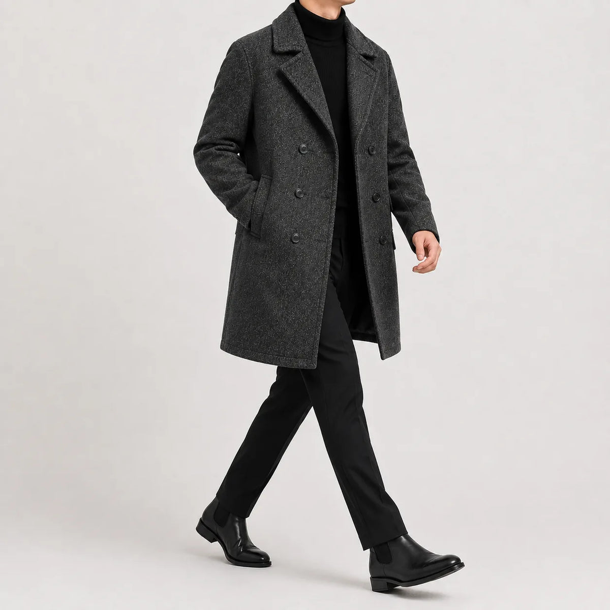 Trenchcoat met double-breasted sluiting