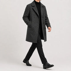 Trenchcoat met double-breasted sluiting