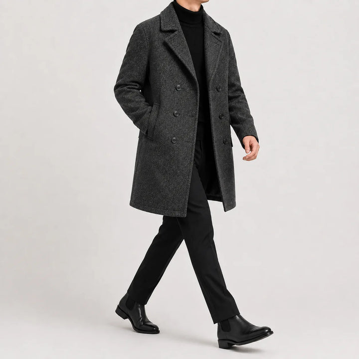 Trenchcoat met double-breasted sluiting