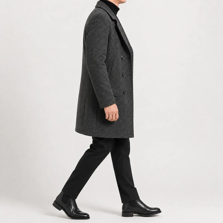 Trenchcoat met double-breasted sluiting
