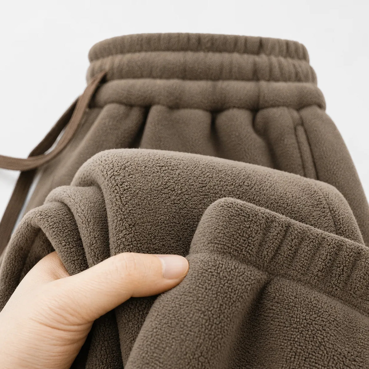 Joggers met fleece-lining