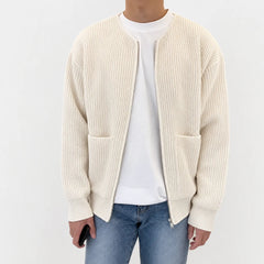 Cardigan met funnel neck