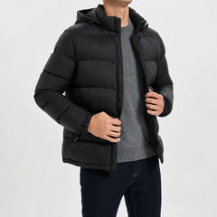 Puffer jacket met capuchon