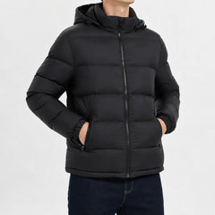 Puffer jacket met capuchon
