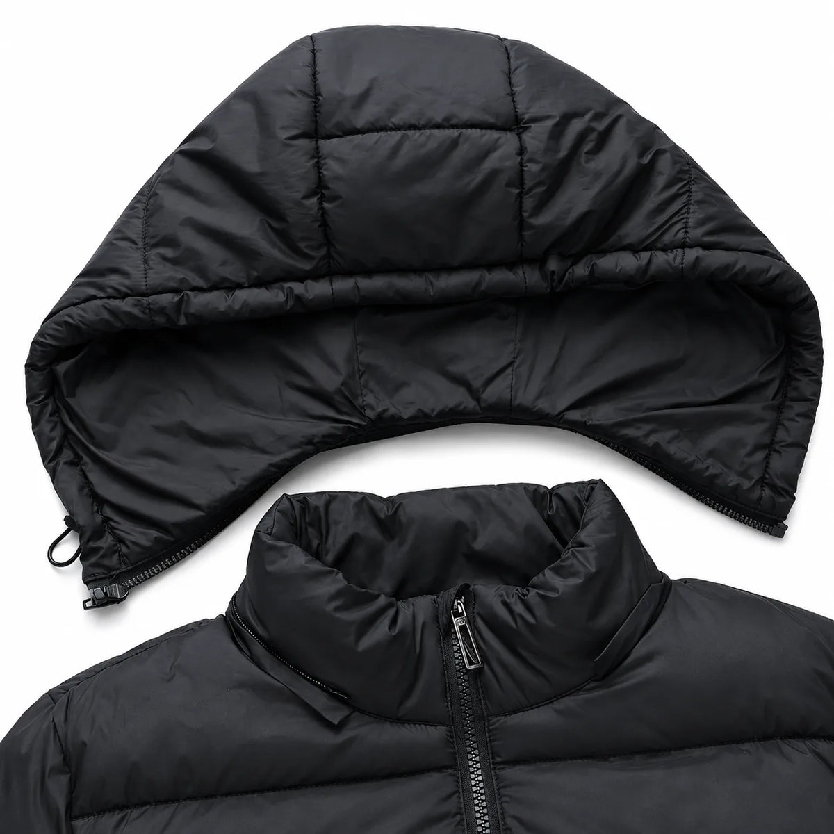 Puffer jacket met capuchon