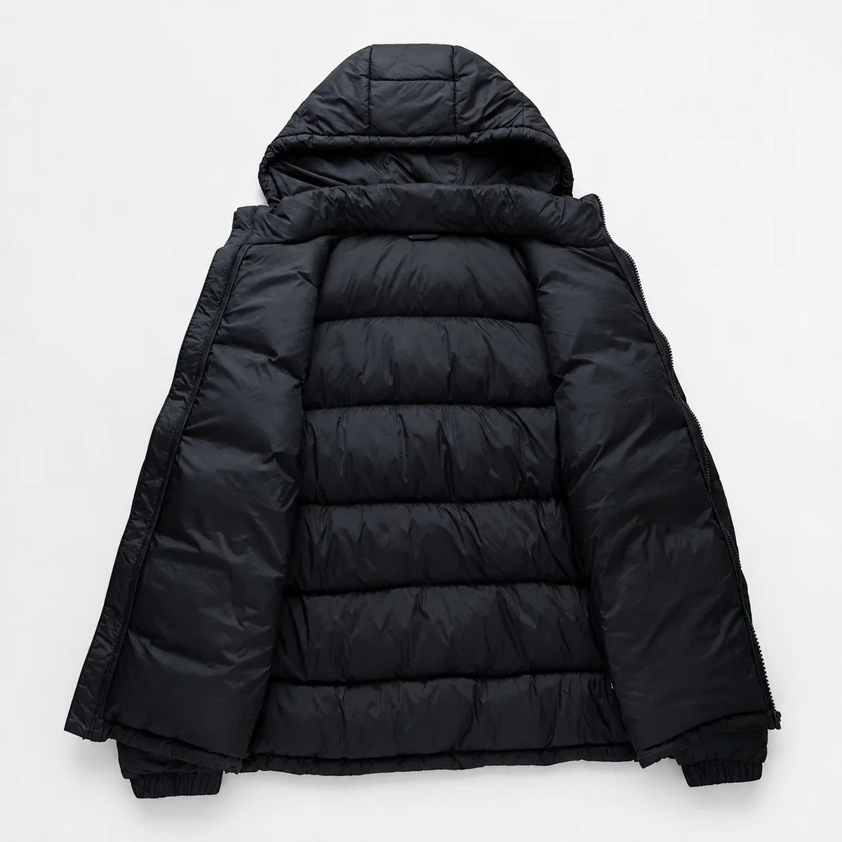 Puffer jacket met capuchon