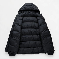 Puffer jacket met capuchon