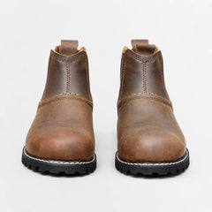 Veterschoenen boots met elastische zijpanelen