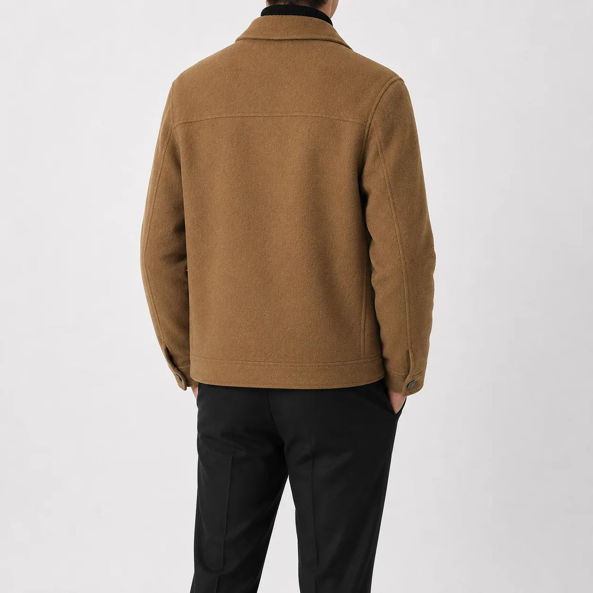 Bomberjack met mandarin collar