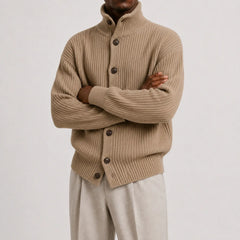 Cardigan met roll neck