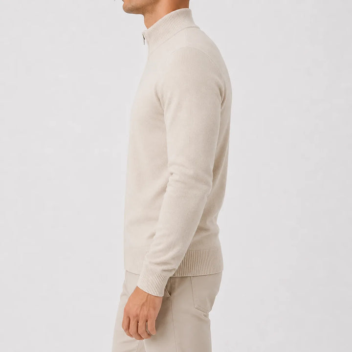 Cardigan met stand collar