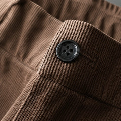 Pantalons straight leg corduroy