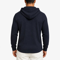 Hoodie met textuur en capuchon