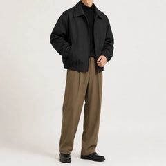 Bomberjack met elastische cuffs