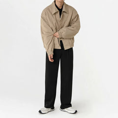 Bomberjack met elastische cuffs