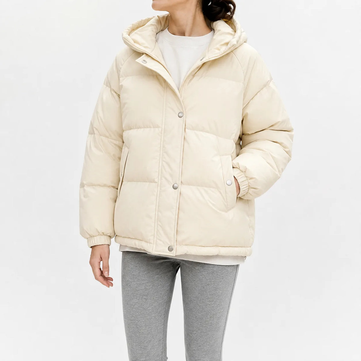 Hooded puffer jacket