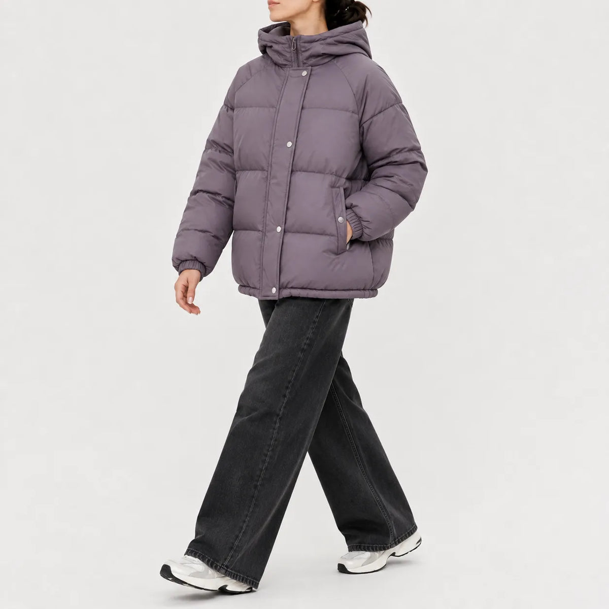 Hooded puffer jacket