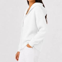 Zip-up hoodie met lange mouwen