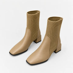 Chelsea boots met blokhak