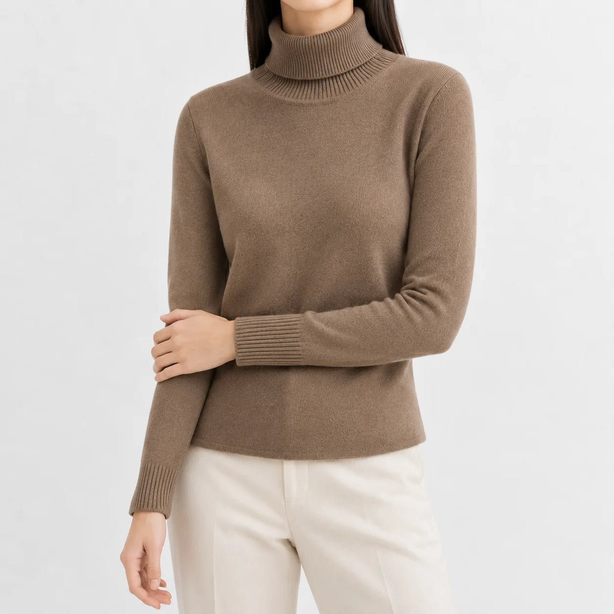 Sweater met turtle neckline
