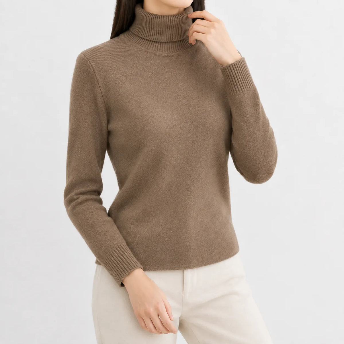 Sweater met turtle neckline