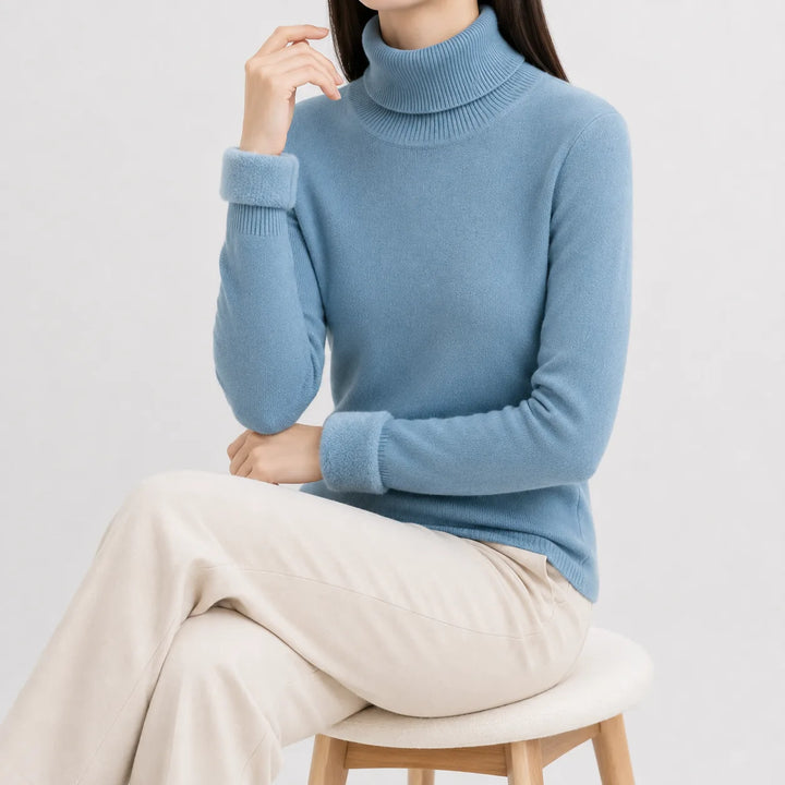 Sweater met turtle neckline