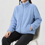 Fleece jas met rits