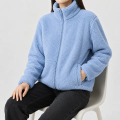 Fleece jas met rits