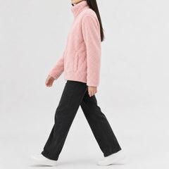 Fleece jas met rits