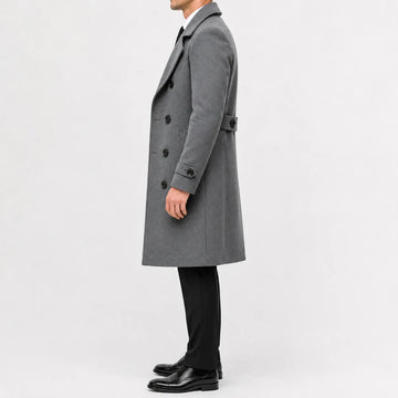 Trenchcoat met double-breasted sluiting