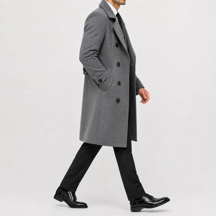 Trenchcoat met double-breasted sluiting