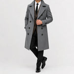 Trenchcoat met double-breasted sluiting