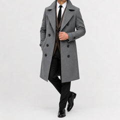 Trenchcoat met double-breasted sluiting