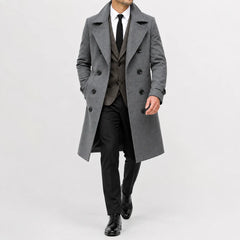 Trenchcoat met double-breasted sluiting