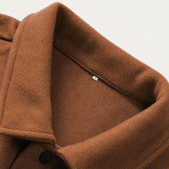 Overshirt met mandarin kraag